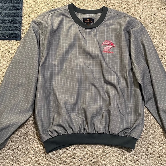 Mens Long Sleeve Detroit Reg Wings Pullover Shirt Top - Picture 1 of 7